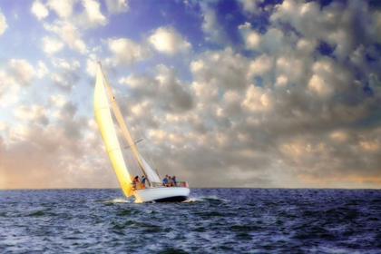 Picture of SAILING AT SUNRISE I