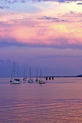 Picture of ST. AUGUSTINE HARBOR SUNSET IV