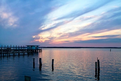 Picture of DOCKSIDE SUNSET I