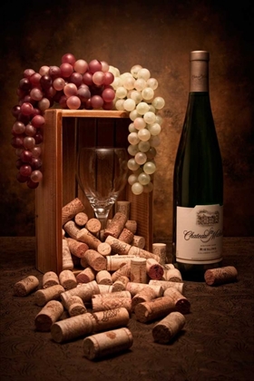 Picture of WINE CORKS STILL LIFE II