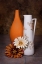 Picture of ORANGE VASE WITH PITCHER II