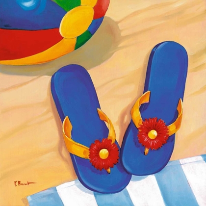 Picture of BLUE FLIP FLOPS