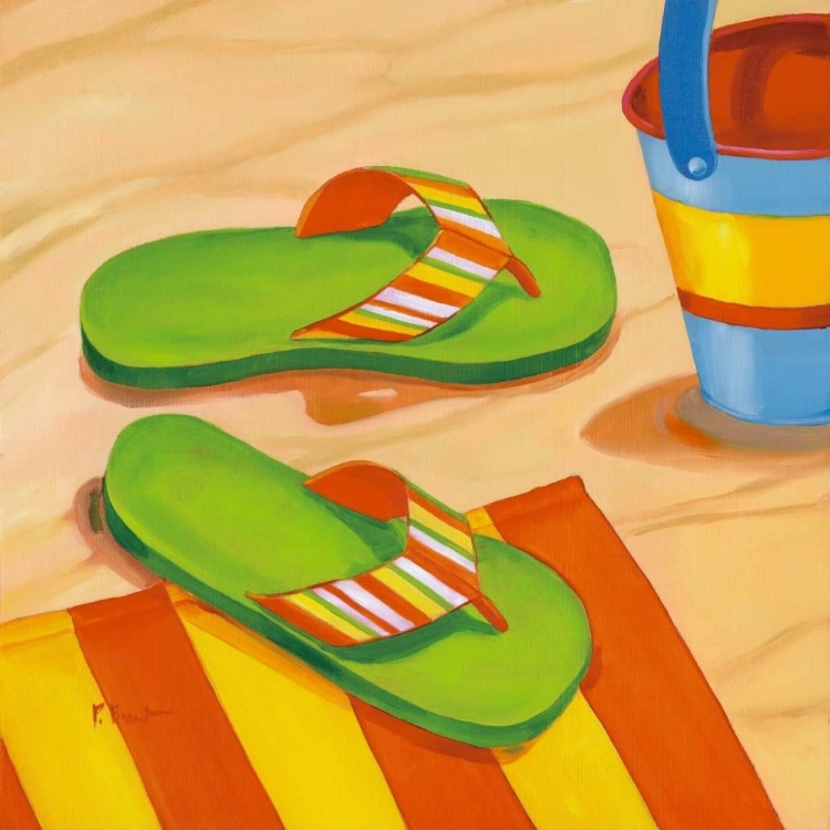 Picture of GREEN FLIP FLOPS