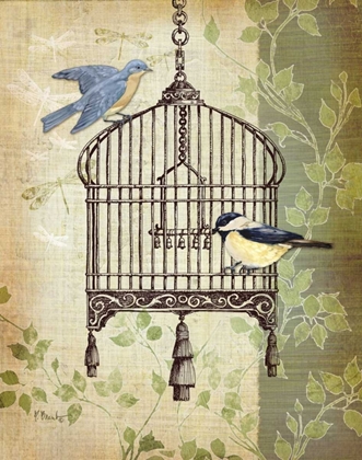 Picture of BOTANICAL BIRDCAGE II