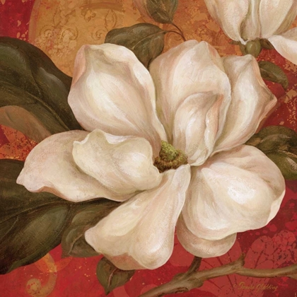 Picture of MAGNOLIA ON RED II