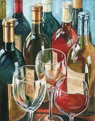 Picture of WINE REFLECTIONS I