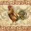 Picture of TOILE ROOSTER I