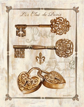 Picture of KEYS TO PARIS I