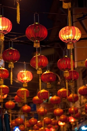 Picture of CHINESE LANTERNS I