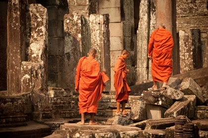 Picture of MONKS AT BAYON