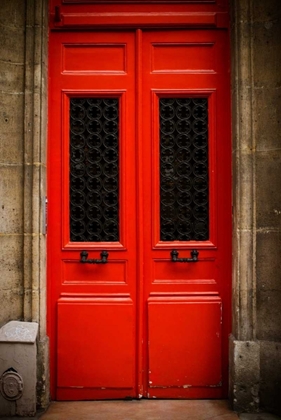 Picture of RED DOOR IN PARIS