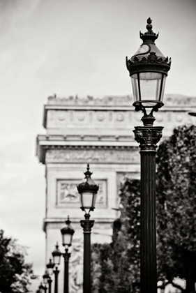 Picture of PARISIAN LIGHTPOSTS BW I