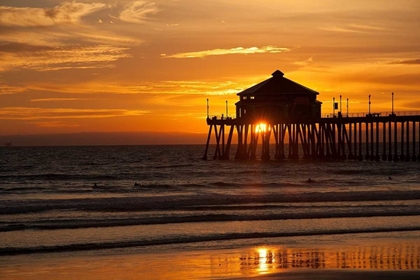 Picture of SUNSET UNDER THE PIER