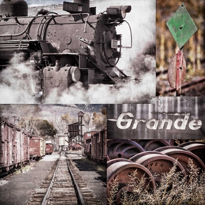 Picture of HISTORIC TRAIN COLLAGE II