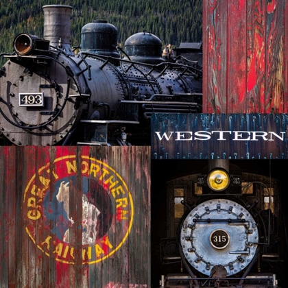 Picture of HISTORIC TRAIN COLLAGE III