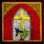 Picture of STAINED GLASS CROSS II