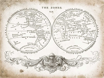 Picture of ZONE WORLD MAP I