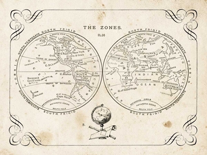 Picture of ZONE WORLD MAP II
