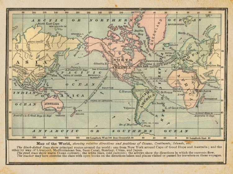 Picture of WORLD MAP I