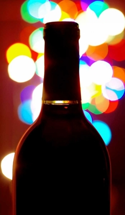 Picture of WINE BOTTLE BOKEH