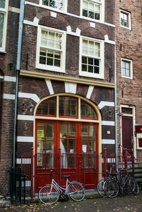 Picture of RED DOOR IN AMSTERDAM