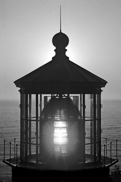 Picture of CAPE MEARS LIGHTHOUSE BW