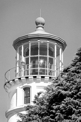 Picture of UMPQUA RIVER LIGHTHOUSE BW