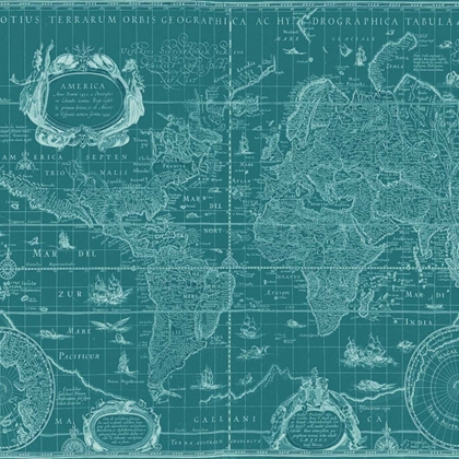 Picture of BLUEPRINT MAP(TEAL)