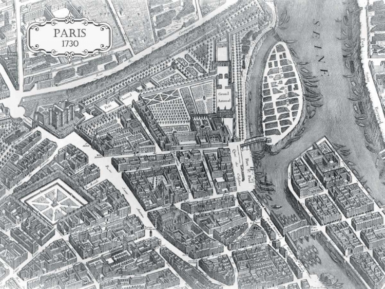 Picture of PLAN OF PARIS 1730 - I