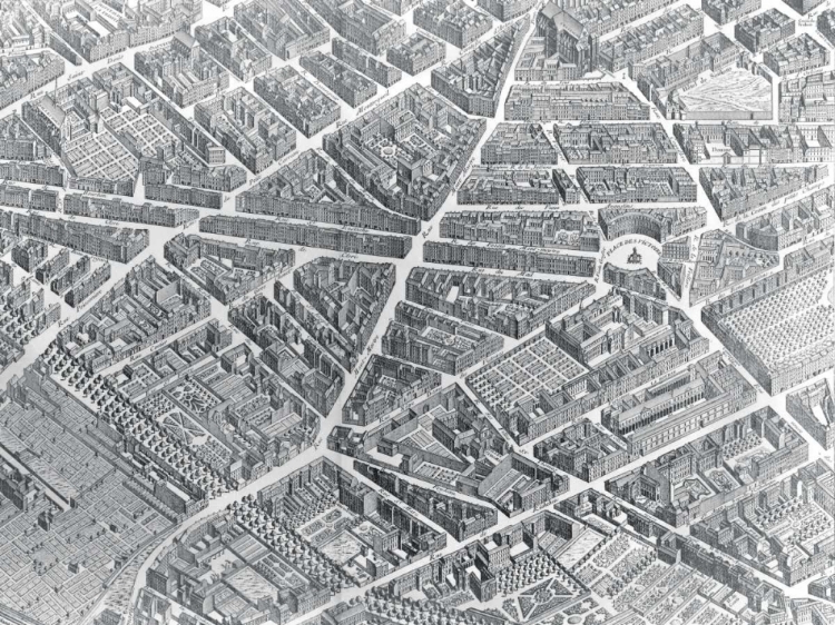 Picture of PLAN OF PARIS 1730 - III