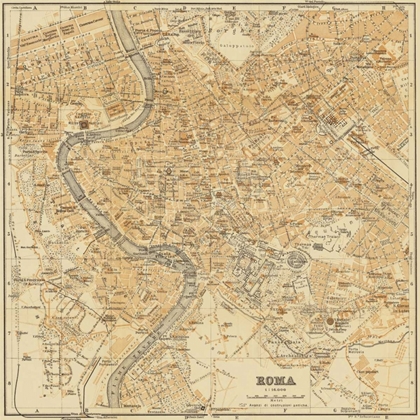 Picture of MAPA DI ROMA 1898