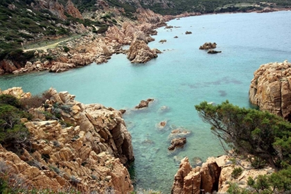 Picture of ROCKY CLIFFS ON TURQUOISE SEA IN SARDINIA ISLAND