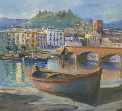 Picture of BOAT ON THE RIVER OF BOSA SARDINIA