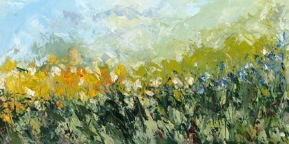 Picture of FLOWERING - WIND ON THE GREEN FIELD I 