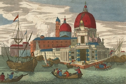 Picture of ANCIENT VIEW OF VENICE CUSTOMS CROP