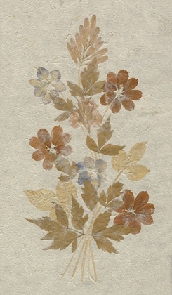 Picture of DELICATE DRIED FLOWERS ARRANGEMENT ON RICE PAPER 