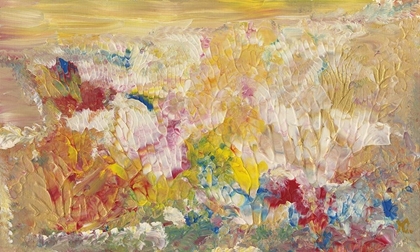 Picture of ABSTRACT YELLOW CORAL FLOWERS