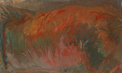 Picture of ABSTRACT RED FIRE