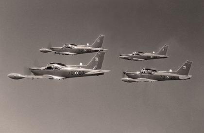 Picture of FLYING PLANES BLACK AND WHITE