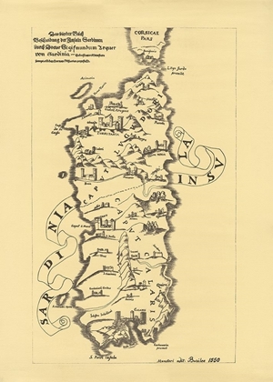 Picture of SARDINIA ISLAND MAP