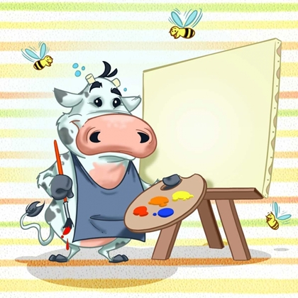 Picture of THE COW PAINTER