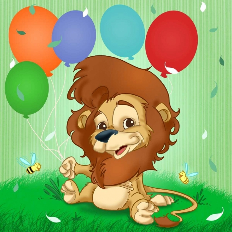 Picture of THE LION AND THE BALLOONS