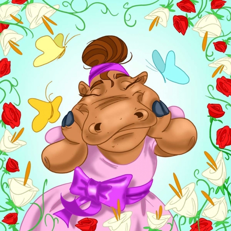 Picture of HIPPOPOTAMUS BALLERINA