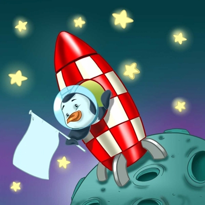Picture of THE ASTRONAUT PENGUIN
