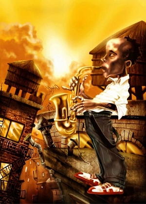 Picture of THE SAXOPHONIST -1