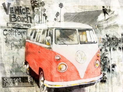 Picture of BEACH VAN - RED