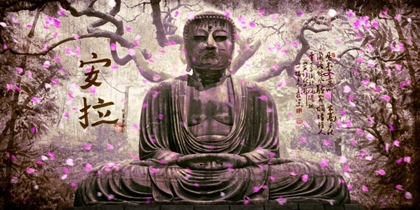 Picture of BUDDHA IN TREE LILAC