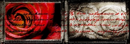 Picture of LETTER AND ROSES
