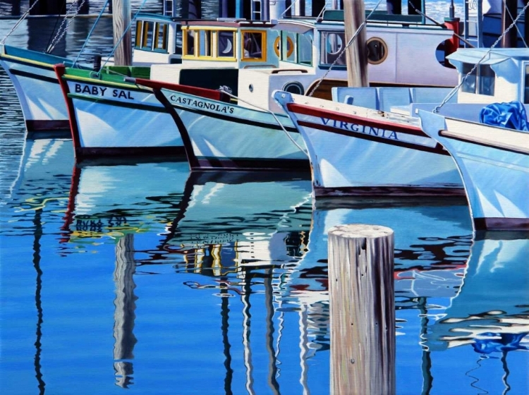 Picture of FISHERMANS WHARF REFLECTIONS