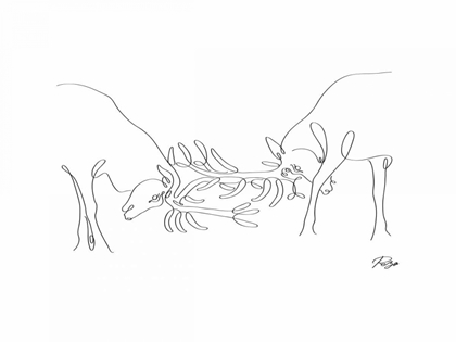 Picture of DEER FIGHT 01